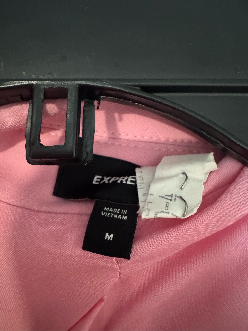 Express Pink Double-Breasted Blazer Jacket - Picture 3 of 6